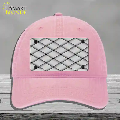 Weave Customizable Novelty License Plate Hat Unconstructed Cotton / Pink