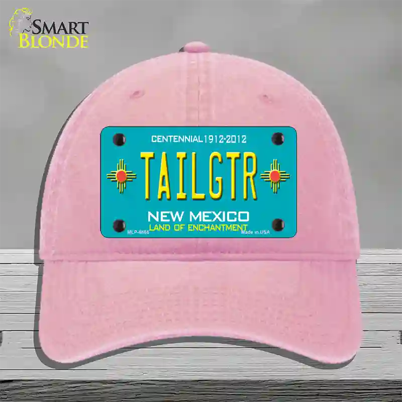 Tailgtr New Mexico Novelty License Plate Hat Unconstructed Cotton / Pink