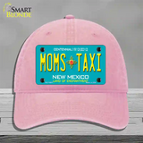 Moms Taxi New Mexico Novelty License Plate Hat Unconstructed Cotton / Pink