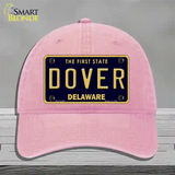 Delaware Novelty License Plate Hat Unconstructed Cotton / Pink