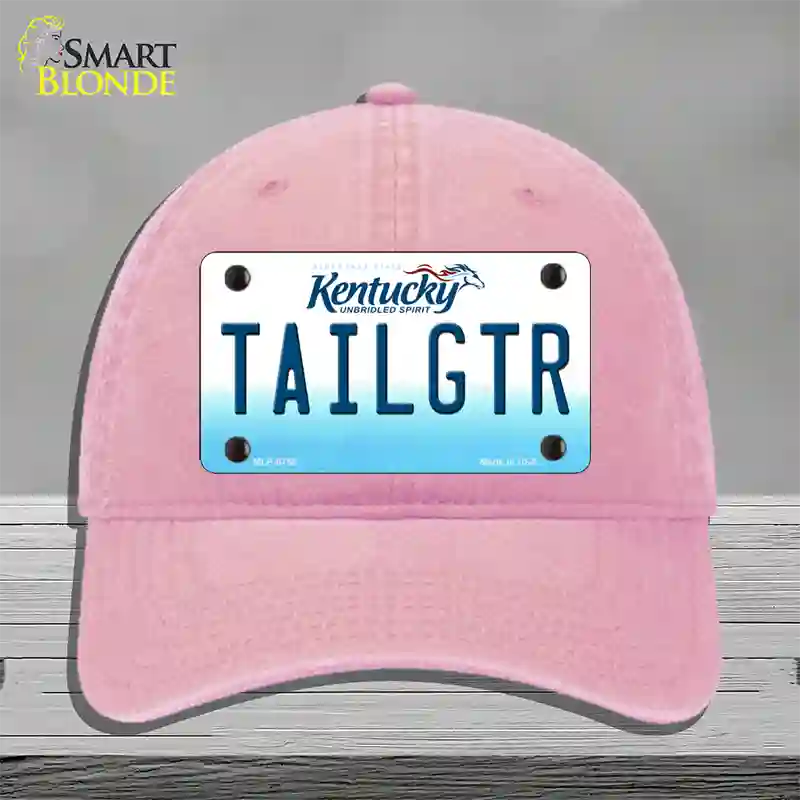 Tailgtr Kentucky Novelty License Plate Hat Unconstructed Cotton / Pink