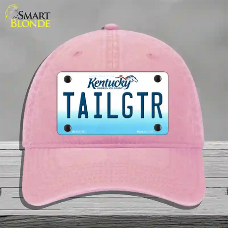 Tailgtr Kentucky Novelty License Plate Hat Unconstructed Cotton / Pink