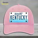 Kentucky Novelty License Plate Hat Unconstructed Cotton / Pink