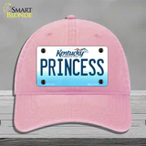 Princess Kentucky Novelty License Plate Hat Unconstructed Cotton / Pink