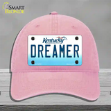 Dreamer Kentucky Novelty License Plate Hat Unconstructed Cotton / Pink