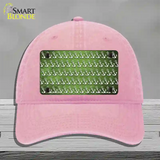 Lime Green White Anchor Oil Rubbed Novelty License Plate Hat Unconstructed Cotton / Pink