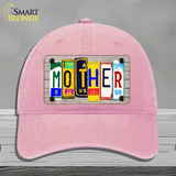 Mother Wood License Plate Art Novelty License Plate Hat Unconstructed Cotton / Pink