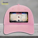 Texas Rusty Blank Novelty License Plate Hat Unconstructed Cotton / Pink