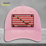 Dont Tread On Me Culpeper Novelty License Plate Hat Unconstructed Cotton / Pink