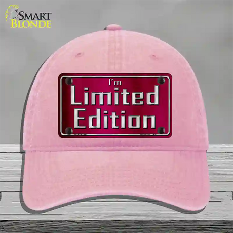 Im Limited Edition Novelty License Plate Hat Unconstructed Cotton / Pink