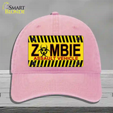 Zombie Assault Vehicle Novelty License Plate Hat Unconstructed Cotton / Pink