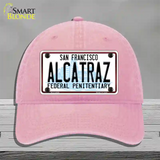 Alcatraz Novelty License Plate Hat Unconstructed Cotton / Pink