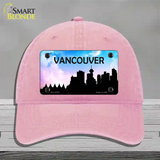 Vancouver Silhouette Novelty License Plate Hat Unconstructed Cotton / Pink