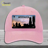 Mississauga Silhouette Novelty License Plate Hat Unconstructed Cotton / Pink