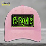 Chronic Novelty License Plate Hat Unconstructed Cotton / Pink