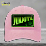 Juanita Novelty License Plate Hat Unconstructed Cotton / Pink