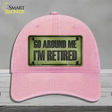 Go Around Me Novelty License Plate Hat Unconstructed Cotton / Pink