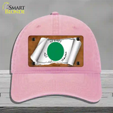 Somaliland Flag Scroll Novelty License Plate Hat Unconstructed Cotton / Pink