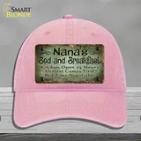 Nanas Bed And Breakfast Novelty License Plate Hat Unconstructed Cotton / Pink