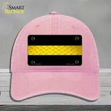 Dispatcher Diamond Novelty License Plate Hat Unconstructed Cotton / Pink