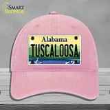 Tuscaloosa Alabama Novelty License Plate Hat Unconstructed Cotton / Pink