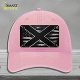 Alabama Carbon Fiber Novelty License Plate Hat Unconstructed Cotton / Pink