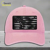 Alaska Carbon Fiber Novelty License Plate Hat Unconstructed Cotton / Pink