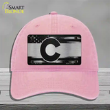 Colorado Carbon Fiber Novelty License Plate Hat Unconstructed Cotton / Pink