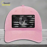 Illinois Carbon Fiber Novelty License Plate Hat Unconstructed Cotton / Pink