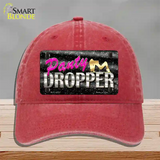 Panty Dropper Novelty License Plate Hat Unconstructed Cotton / Red