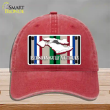 Persian Gulf Veteran Novelty License Plate Hat Unconstructed Cotton / Red