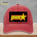 Pawn Star Novelty License Plate Hat Tag Unconstructed Cotton / Red