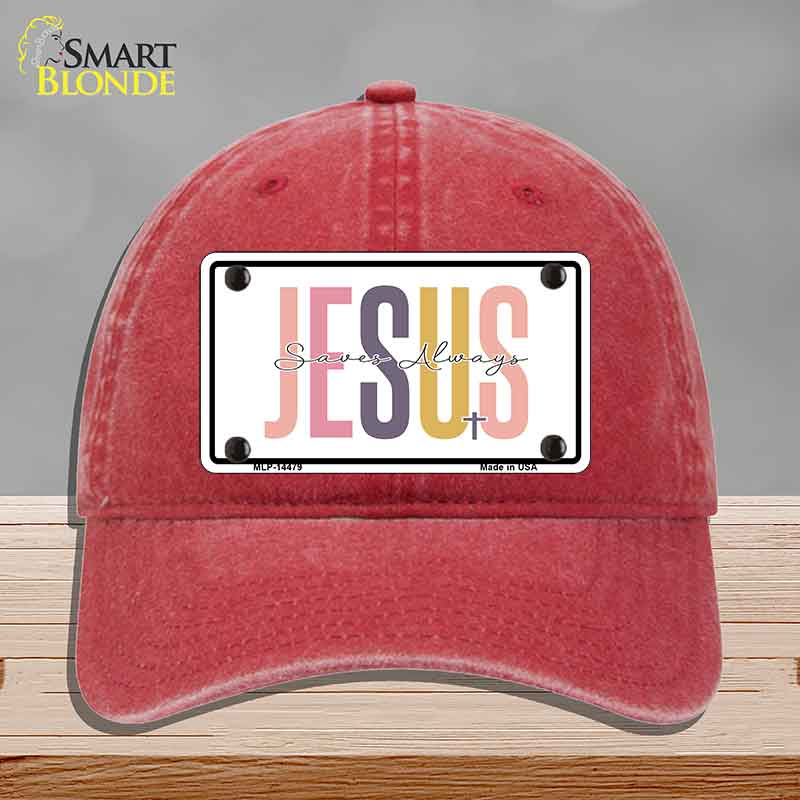 Jesus Saves Always Novelty License Plate Hat HAT-MLP-14479