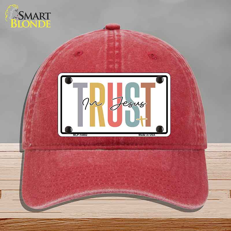 Trust In Jesus Novelty License Plate Hat HAT-MLP-14482