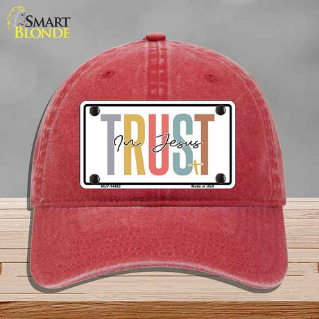 Trust In Jesus Novelty License Plate Hat HAT-MLP-14482