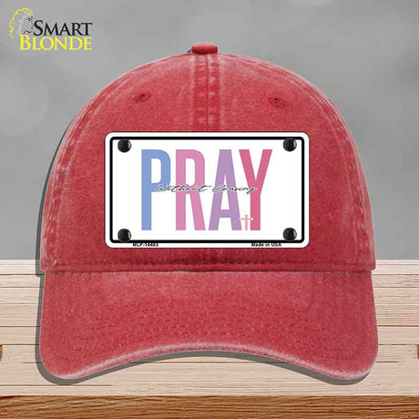 Pray Without Ceasing Novelty License Plate Hat HAT-MLP-14483