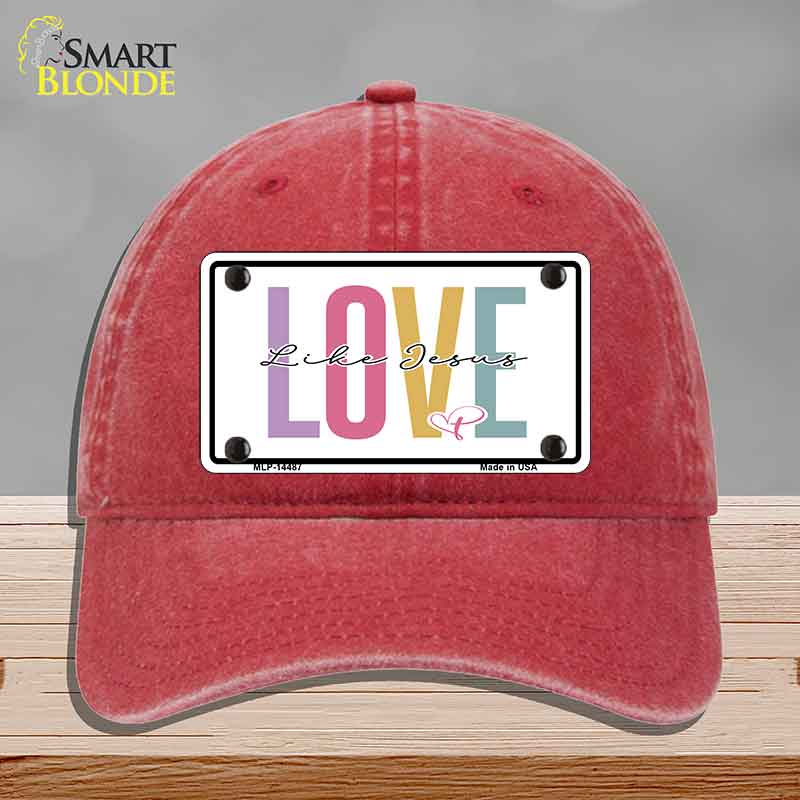 Love Like Jesus Novelty License Plate Hat HAT-MLP-14487