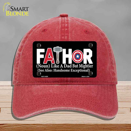 FATHOR Novelty License Plate Hat HAT-MLP-14500