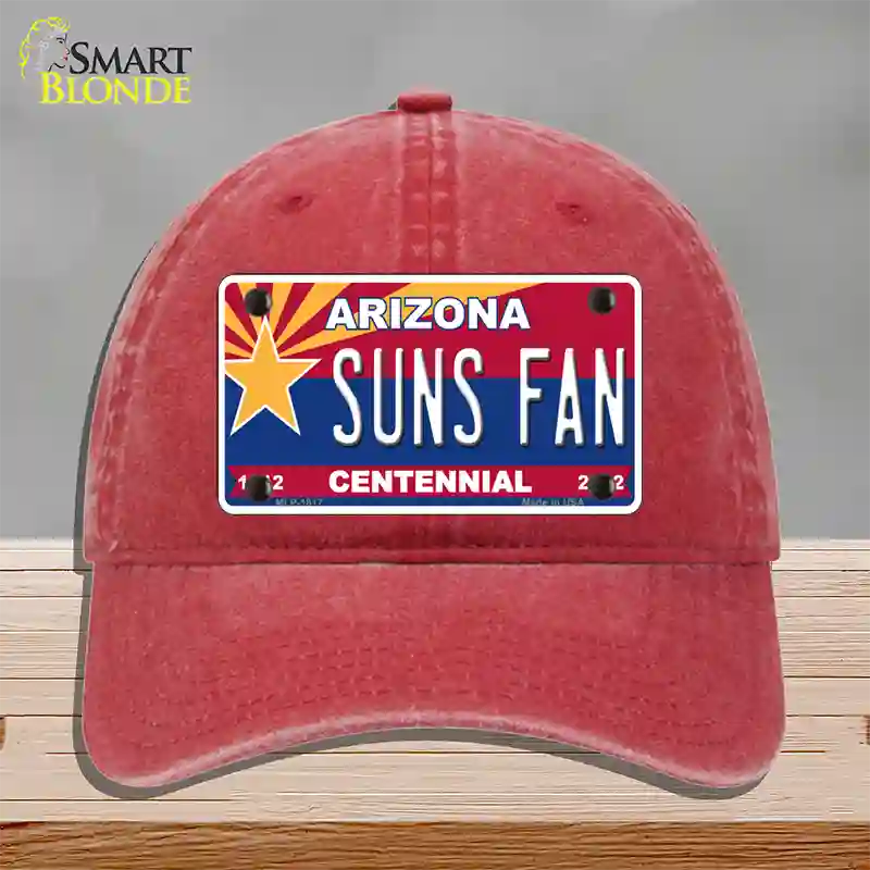 Arizona Centennial Suns Fan Novelty License Plate Hat Unconstructed Cotton / Red