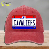 Cavaliers Ohio State Novelty License Plate Hat Unconstructed Cotton / Red