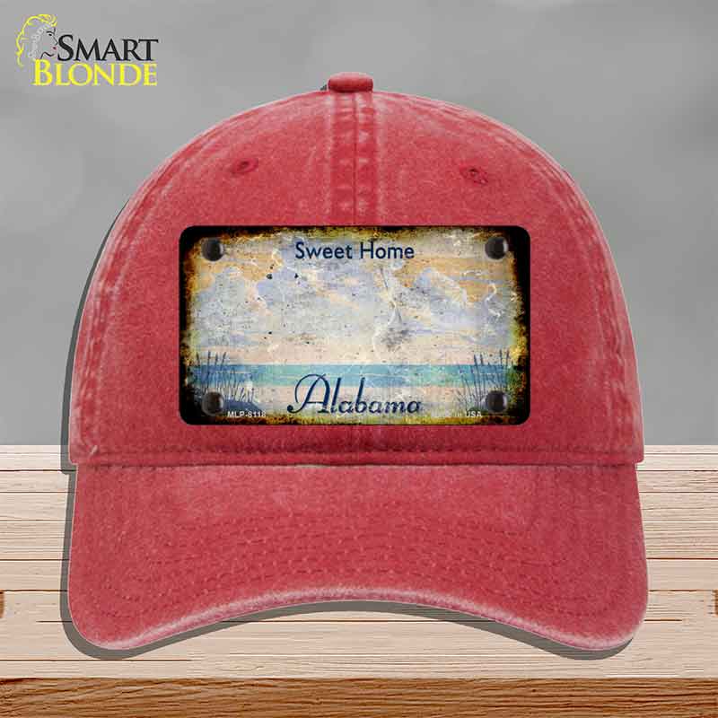 Alabama State Rusty Novelty License Plate Hat HAT-MLP-8118