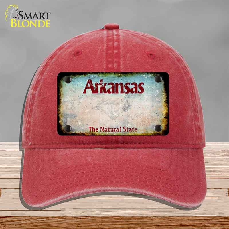 Arkansas State Rusty Novelty License Plate Hat HAT-MLP-8120