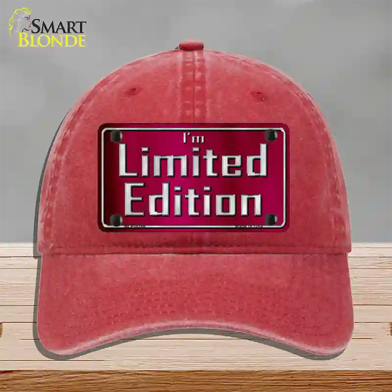 Im Limited Edition Novelty License Plate Hat Unconstructed Cotton / Red