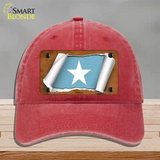 Somalia Flag Scroll Novelty License Plate Hat Unconstructed Cotton / Red