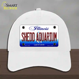 Shedd Aquarium Illinois Novelty License Plate Hat Unconstructed Cotton / White