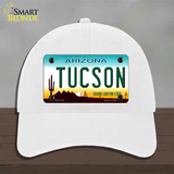 Tucson Arizona Novelty License Plate Hat Unconstructed Cotton / White