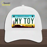 My Toy Arizona Novelty License Plate Hat Unconstructed Cotton / White