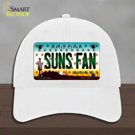 Arizona Suns Fan Novelty License Plate Hat Unconstructed Cotton / White