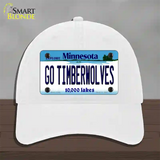 Go Timberwolves Minnesota State Novelty License Plate Hat Unconstructed Cotton / White