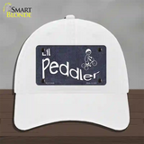 Lil Peddler Novelty License Plate Hat Unconstructed Cotton / White